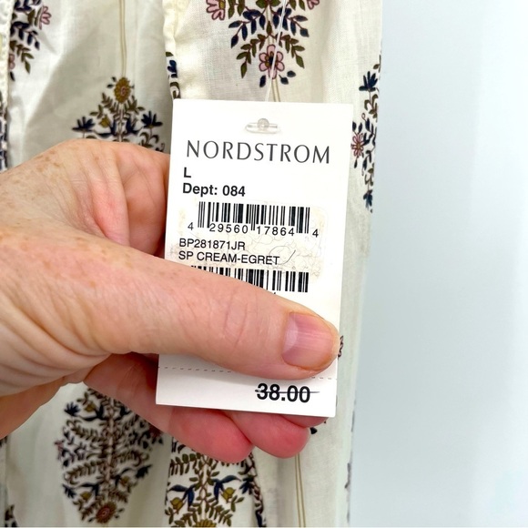 Rubbish NWT Lace Top – Cream & Brown – Size Medium - Picture 8 of 11